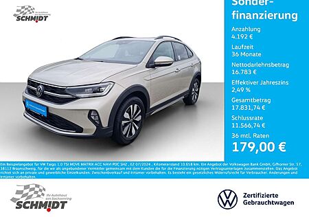VW Taigo Volkswagen 1.0 TSI MOVE MATRIX ACC NAVI PDC SHZ