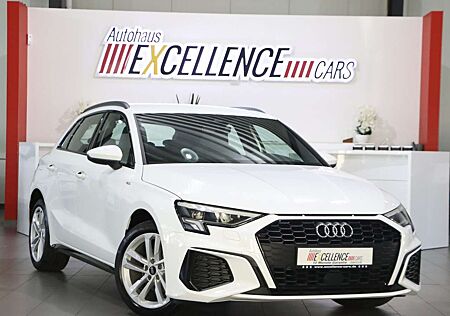 Audi A3 SPORTBACK 35 TFSI S-LINE / WHITE & BLACK / 1A