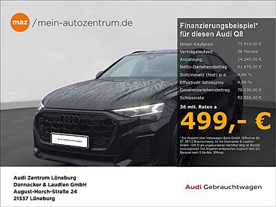 Audi Q8 50 3.0 TDI quattro S-Line Alu Matrix-LED AHK Pano