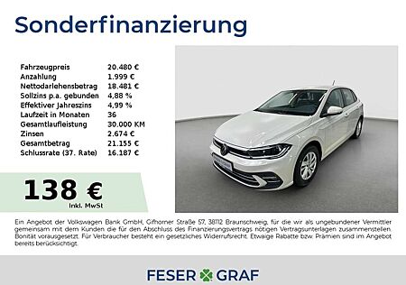VW Polo Volkswagen Style 1.0TSI 70KW DSG Navi Ganzjahresreifen
