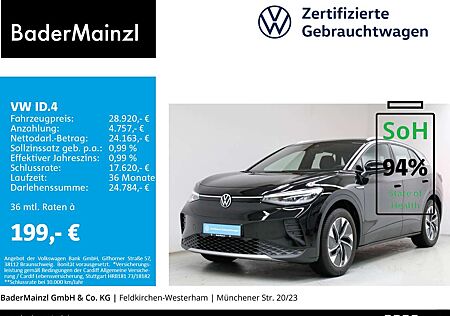 VW ID.4 Volkswagen Pure Performance Navi SHZ Kamera ACC Alu