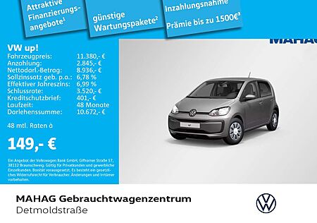 VW Up Volkswagen ! move 1.0 4doors Maps&MoreDOCK Klima Bluetoot