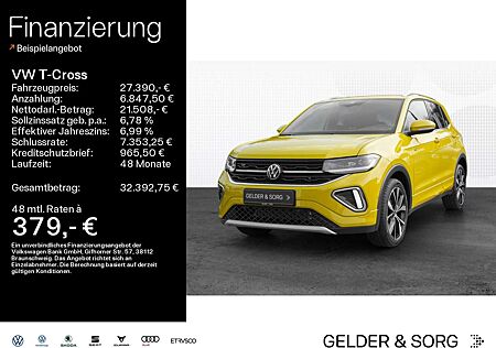 VW T-Cross Volkswagen 1.0 TSI R-Line DSG AHZ*SHZ*Navi*RFK*LED