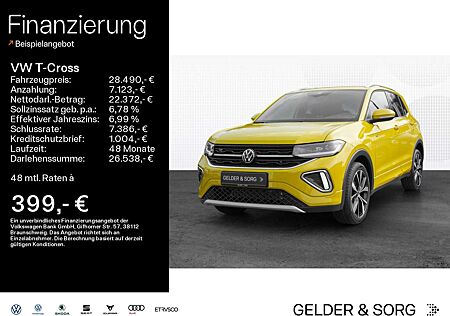 VW T-Cross Volkswagen 1.0 TSI R-Line DSG AHZ*SHZ*Navi*RFK*LED