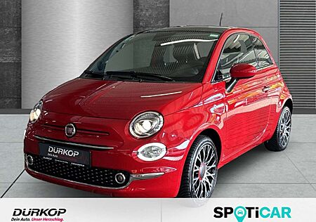 Fiat 500 1.0 Mild Hybrid Red Panodach Einparkhilfe