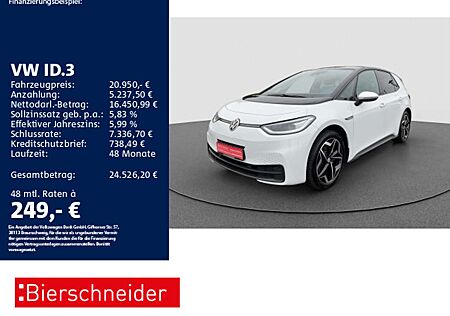 VW ID.3 Volkswagen Pro Business ACC MATRIX CAM SHZ 19