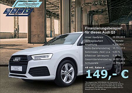 Audi Q3 Sport Quattro TFSI S-Line NAVI E-HKP T.LEDER LED