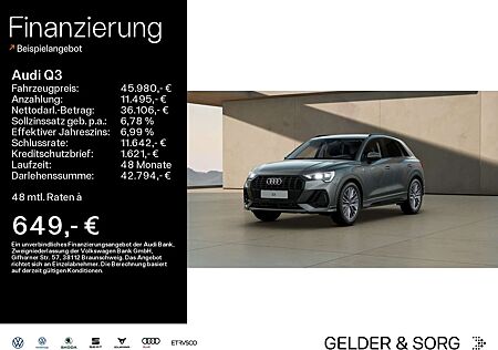 Audi Q3 45 TFSI e S line LED*virtual*Navi*ACC*