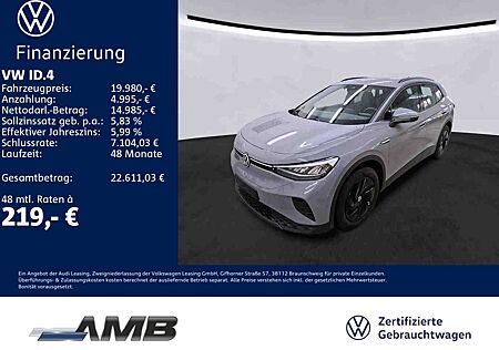 VW ID.4 Volkswagen Pure 52kWh/LED/CCS/e-Sound/Navi