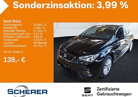 Seat Ibiza 1.0 TSI FR Navi, RFK, SHZ, LED, Kessy, ACC