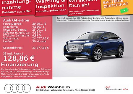 Audi Q4 e-tron 40 Sportback Matrix LED Navi uvm