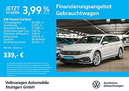 VW Passat Variant Volkswagen GTE 1.4 TSI Hybrid DSG Navi AHK