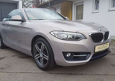 BMW 218 i Cabrio aut.~LEDER~NAVI~XENON~Lenkradheizung