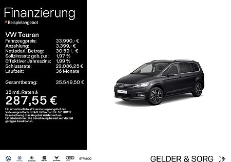 VW Touran Volkswagen Highline 2.0 TDI 7Sitze*AHK*Digital*LED