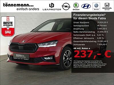 Skoda Fabia MONTE CARLO TSI+BLUETOOTH+SITZHEIZUNG+LED-SCHEINWE