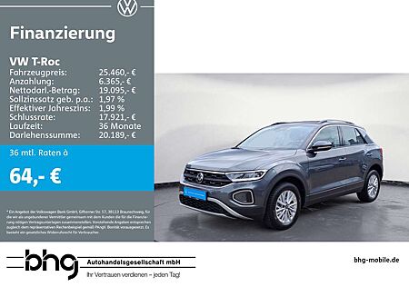 VW T-Roc Volkswagen 1.0 TSI Life #AHK #LED #IQ.Drive