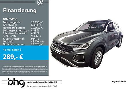 VW T-Roc Volkswagen 1.0 TSI OPF Life