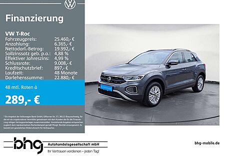 VW T-Roc Volkswagen 1.0 TSI Life #AHK #LED #IQ.Drive