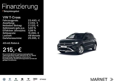 VW T-Cross Volkswagen 1.0 TSI Life AHK*LAS*KLI*VSB*APP*AHK*LED
