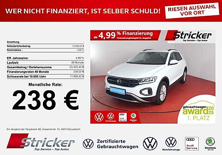 VW T-Roc Volkswagen Life 1.0TSI 238,-ohne Anzahlung Navi App-Connect