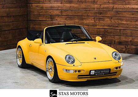 Porsche 993 CARRERA CABRIOLET*SPEEDGELB*SCHALTER*BRD*BBS