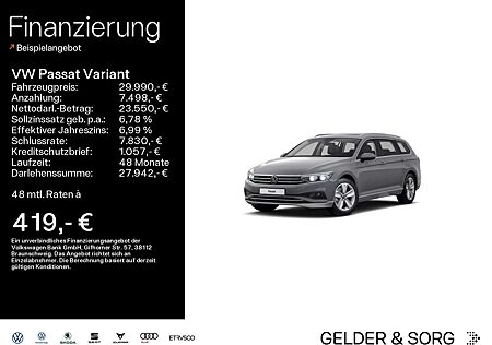 VW Passat Variant Volkswagen Elegance 2.0 TDI RFK*Pano*AHK