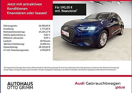 Audi A3 Sportback 35 TFSI KLIMA LED ALU