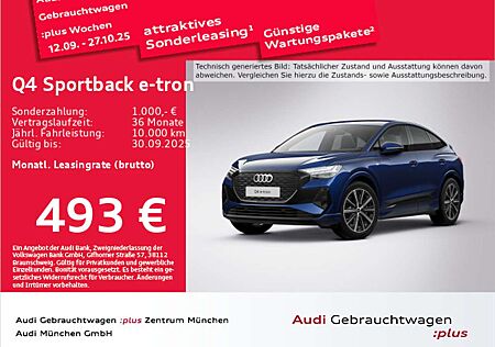 Audi Q4 e-tron Q4 Sportback 45 e-tron S line Pano/Virtual+//Mat