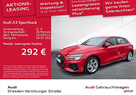 Audi A3 35 TFSI S line Matrix Navi S tronic