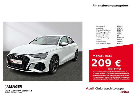 Audi A3 S line 40 TFSI quattro S tronic MMI