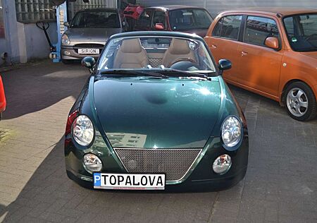 Daihatsu Copen Classic Leder Brown Holzlenkrad Sitzheizung Alu16"