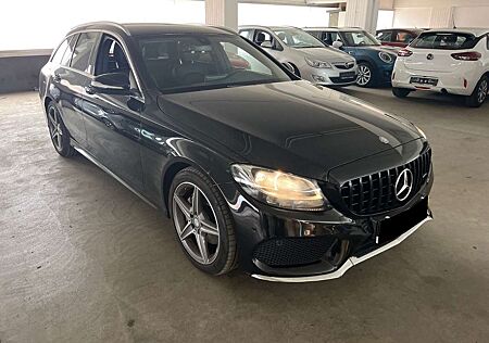 Mercedes-Benz C 180 T AMG Line+NAVI+KAMERA+LEDER+BURMESTER+AHK