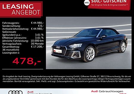 Audi A5 Cabriolet 40 TFSI S line ACC virtual+ Keyless