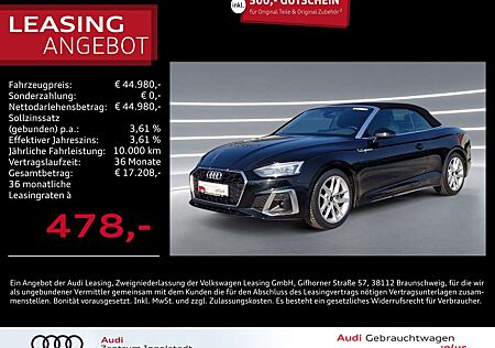 Audi A5 Cabriolet 40 TFSI S line ACC virtual+ Keyless