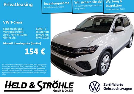 VW T-Cross Volkswagen Life 1.0 TSI DSG LED PDC SHZ APP DAB+