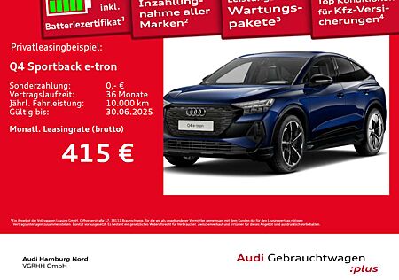 Audi Q4 e-tron Q4 Sportback 45 e-tron S line quat. AHK Navi ACC