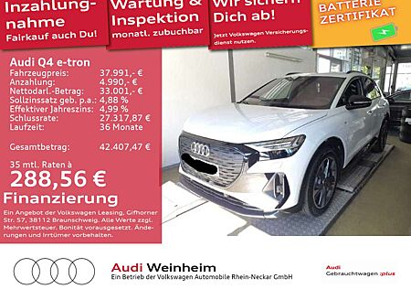 Audi Q4 e-tron S-line Black-Paket Matrix uvm