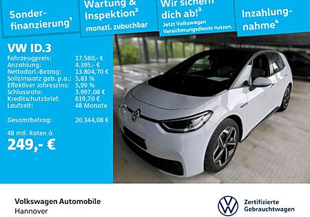 VW ID.3 Volkswagen Pro Family Navi Pano Kamera WP ACC LED SHZ