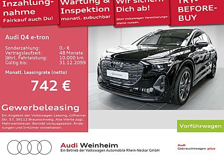 Audi Q4 e-tron 45 quattro AHK Navi MatrixLED S line