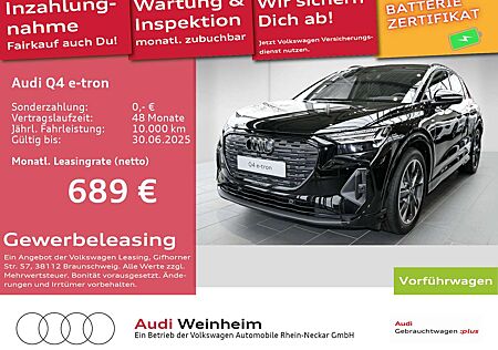 Audi Q4 e-tron 45 quattro AHK Navi MatrixLED S line