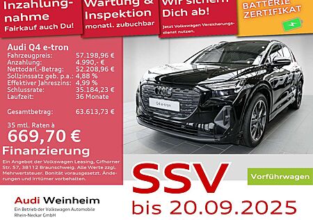 Audi Q4 e-tron 45 quattro AHK Navi MatrixLED S line
