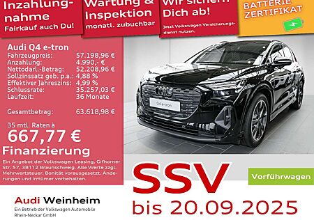 Audi Q4 e-tron 45 quattro AHK Navi MatrixLED S line