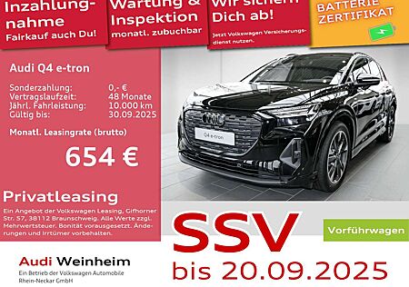 Audi Q4 e-tron 45 quattro AHK Navi MatrixLED S line