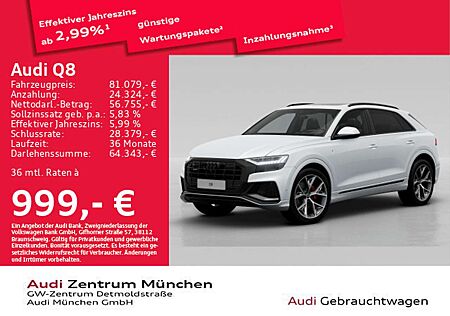 Audi Q8 55 TFSI qu. 3x S line UPE:126" B&O/StdHzg/Pan