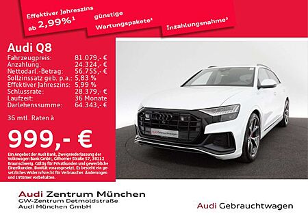Audi Q8 55 TFSI qu. 3x S line UPE:126" B&O/StdHzg/Pan