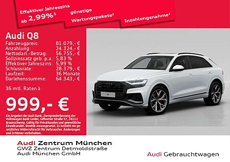Audi Q8 55 TFSI qu. 3x S line UPE:126" B&O/StdHzg/Pan