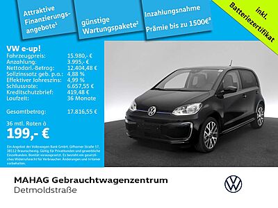 Volkswagen e-up! Style "Plus"  Maps+More ParkPilot RearView