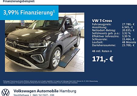 VW T-Cross Volkswagen 1.0 TSI Life DSG Kamera Navi IQ.Light