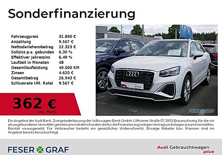 Audi Q2 35 TFSI S tronic S Line Ext Pano,Navi,Matrix,