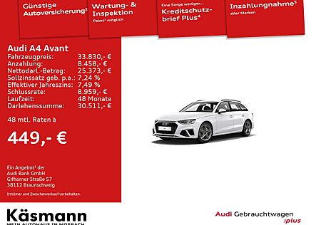 Audi A4 S line 35TFSI 2xSline MATRIX 360° STDHZ